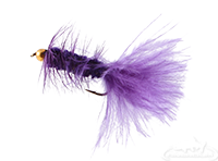 Wooly Bugger, Bead Head, Purple