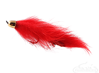 Bunny Leech, Red, Cone Head, Salmon Hook