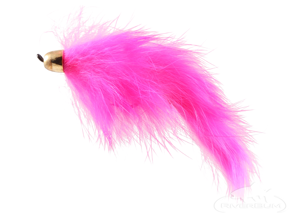 Bunny Leech, Pink, Cone Head, Salmon Hook