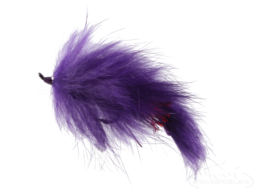 Bunny Leech, Purple, Salmon Hook