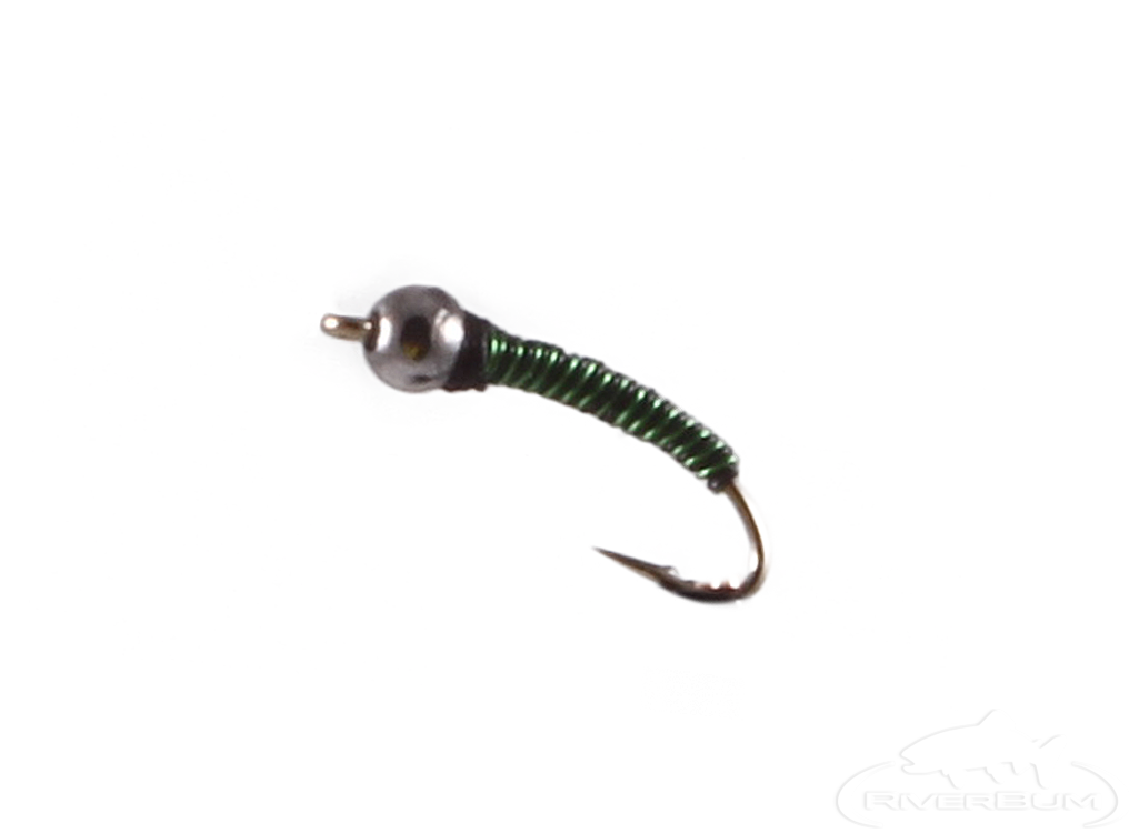 Brassie, Bi-Color, Bead Head, Green-Black