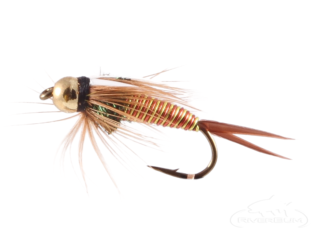 Prince Nymph, Hot Wire Red-Yellow, Tungsten Bead Head