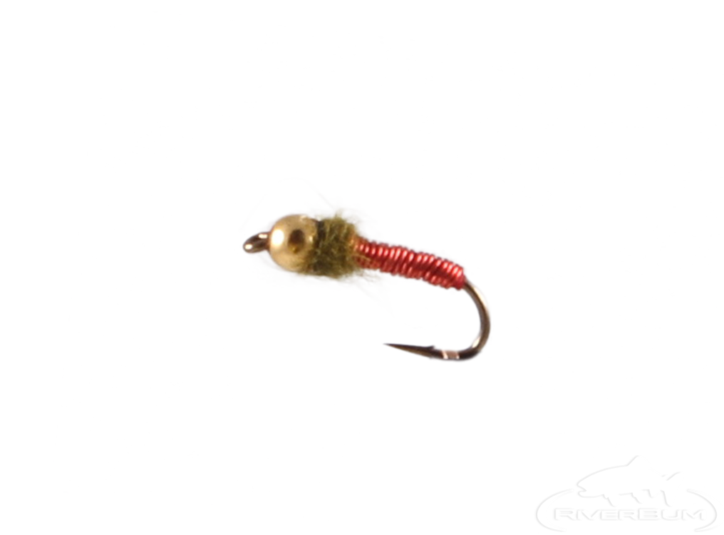 Brassie, Bead Head, Red