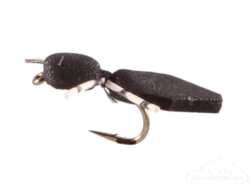 Fly fishing flies: panfish spider foam black